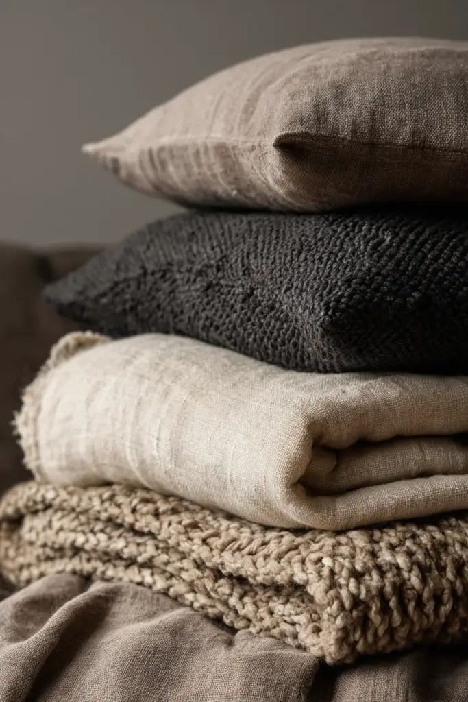 Soft layered home textiles