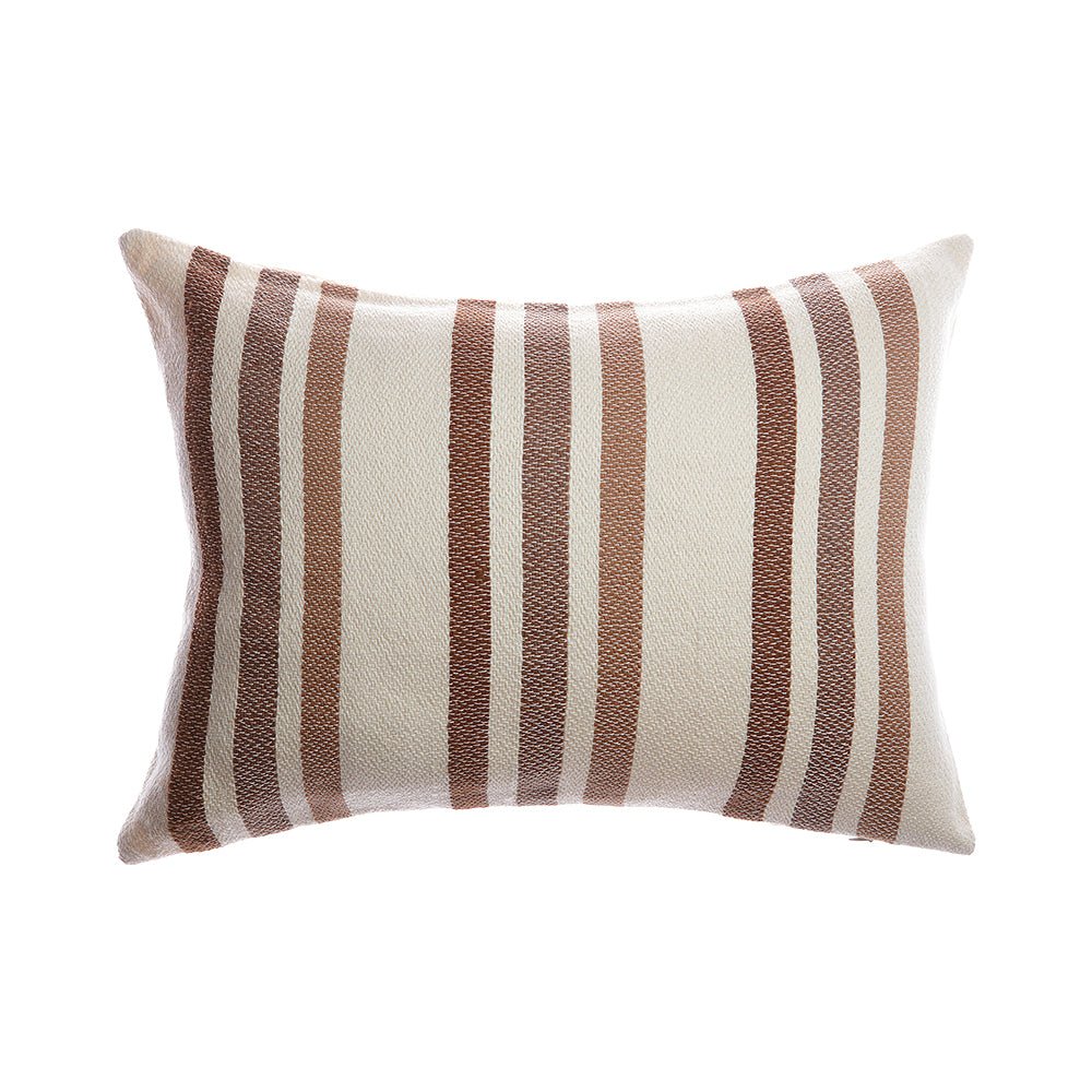 Soft Wool Woven Lumbar Pillow - Image 2