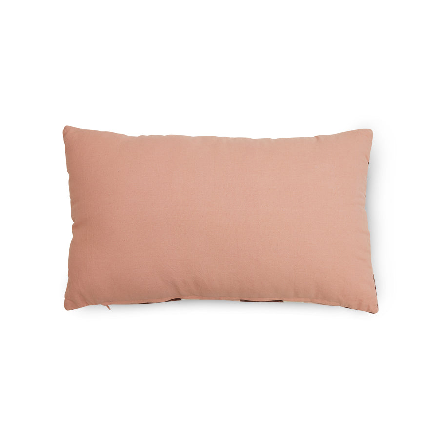 Striped velvet pillow Rose - Image 4